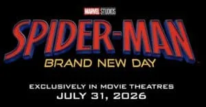 Spider-Man 4 Brand New Day title card, courtesy of Marvel Studios